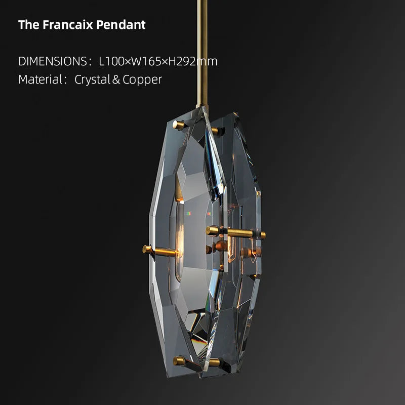 Lamp Luxurious crystal American geometric light modern