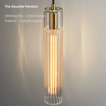Lamp Luxurious crystal American geometric light modern