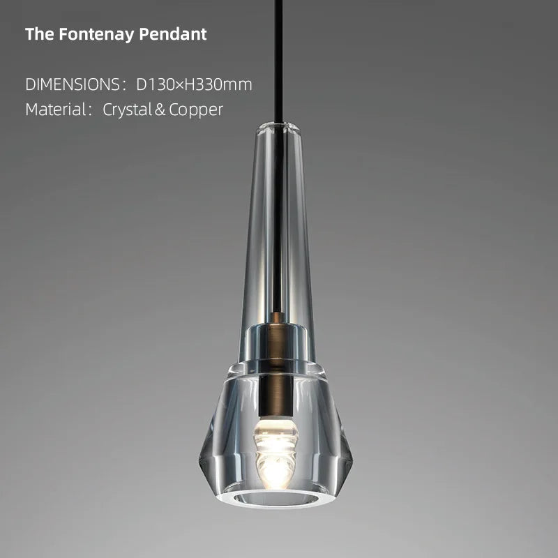 Lamp Luxurious crystal American geometric light modern