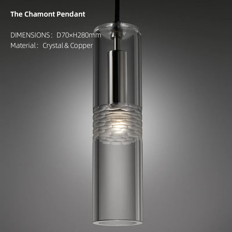 Lamp Luxurious crystal American geometric light modern