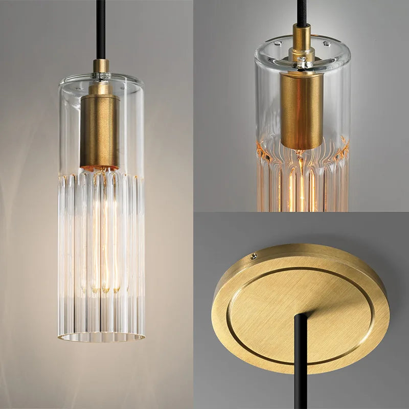 Lamp Luxurious crystal American geometric light modern