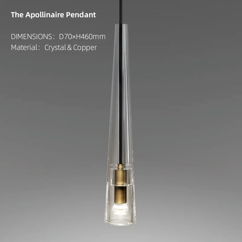Lamp Luxurious crystal American geometric light modern